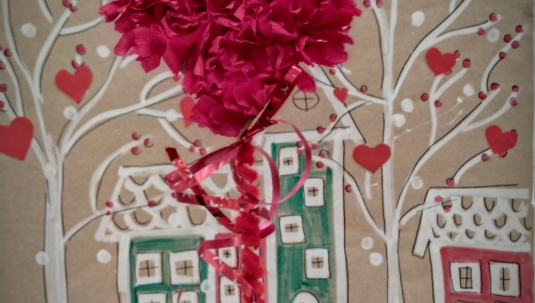 Najava radionice za djecu povodom Valentinova